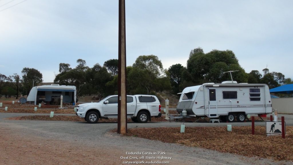 The Eudunda Caravan Park celebrates the first caravans to use the new facility June 2017