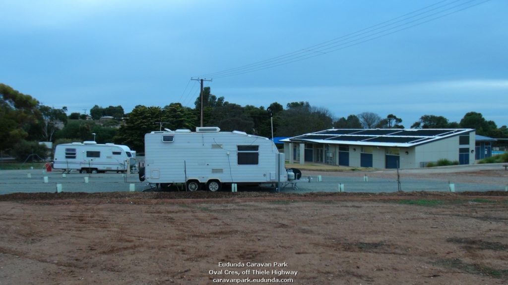The Eudunda Caravan Park celebrates the first caravans to use the new facility June 2017