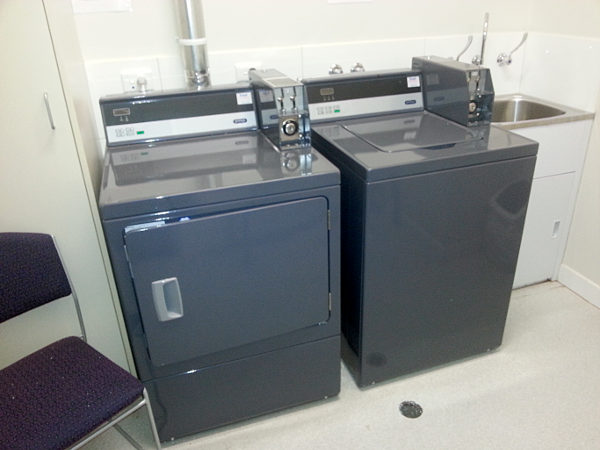 Eudunda Caravan Park - Heavy Duty Coin Operated Clothes Washer & Dryer